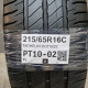 215/65R16C MICHELIN DOT0222
