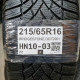 215/65R16 BRIDGESTONE DOT2921