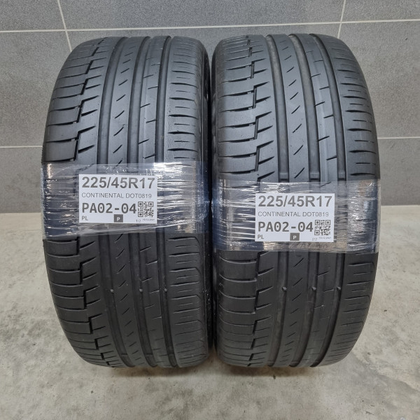 225/45R17 CONTINENTAL DOT0819