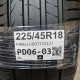 225/45R18 PIRELLI DOT1723,21