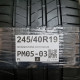 245/40R19 BRIDGESTONE DOT0122,20