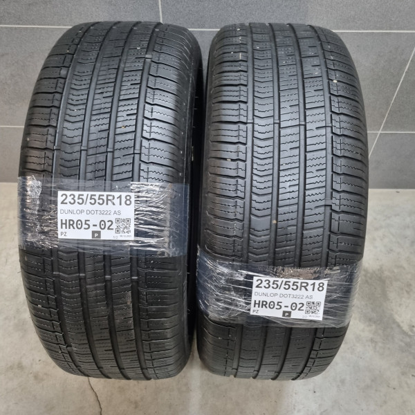 235/55R18 DUNLOP DOT3222 AS
