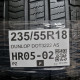 235/55R18 DUNLOP DOT3222 AS