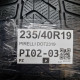235/40R19 PIRELLI DOT2319