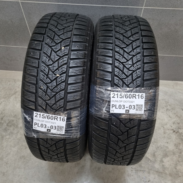 215/60R16 DUNLOP DOT3321