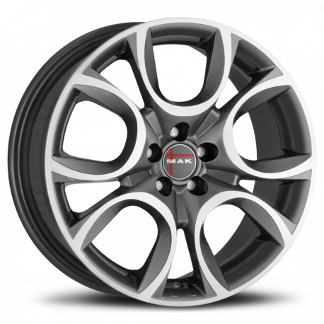 MAK TORINO 6x15 5x98 ET39 GUN MET-MIRROR FACE 58.1