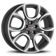 MAK TORINO 6x15 4x100 ET43 GUN MET-MIRROR FACE 56.6