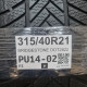 315/40R21 BRIDGESTONE DOT2822