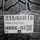 235/60R18 PIRELLI DOT3222