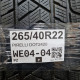 265/40R22 PIRELLI DOT2420