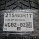 215/60R17 DUNLOP DOT2316
