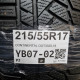 215/55R17 CONTINENTAL DOT3320,18