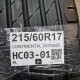 215/60R17 CONTINENTAL DOT2625