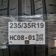 235/35R19 PIRELLI DOT4323,23,2622,22