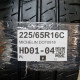 225/65R16C MICHELIN DOT0918