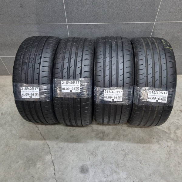 215/40R17 CONTINENTAL DOT4116