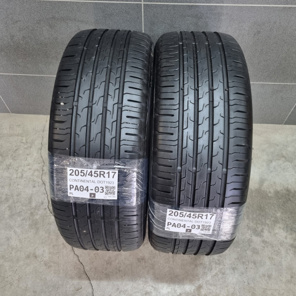 205/45R17 CONTINENTAL DOT1923
