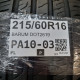 215/60R16 BARUM DOT2619