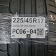 225/45R17 DUNLOP DOT2919