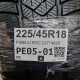 225/45R18 PIRELLI RSC DOT4620