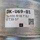 5x100 R18 7.0J ET39 57.1