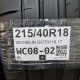 215/40R18 MICHELIN DOT0118,17