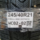 245/40R21 PIRELLI RSC DOT0419