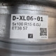 5x100 R15 6.0J ET38 57.1