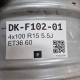 4x100 R15 5.5J ET36 60.1