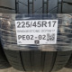 225/45R17 BRIDGESTONE DOT0617