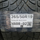 265/50R19 DUNLOP DOT2316