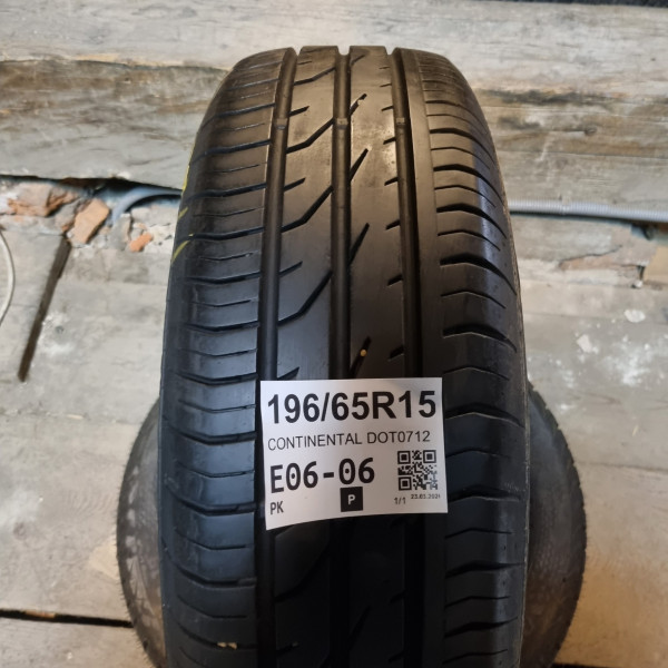195/65R15 CONTINENTAL DOT0712