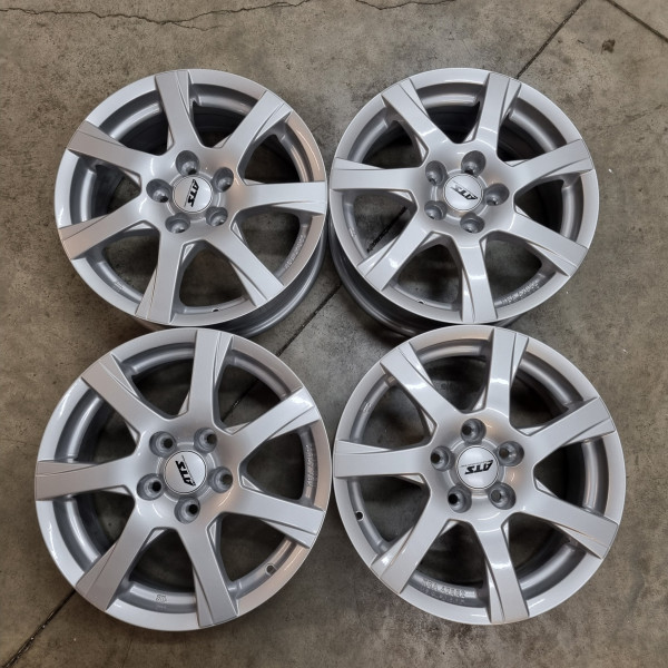 5x115 R16 6.5J ET38 56.6 ATS Twister Silver