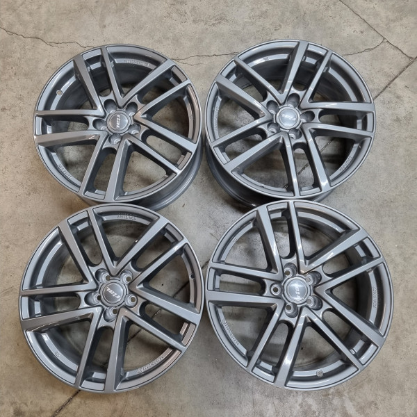 5x100 R18 7.5J ET39.5 57.1 Rial Astorga Graphite