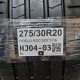 275/30R20 PIRELLI RSC DOT1116