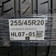 255/45R20 CONTINENTAL DOT4324,22