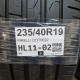 235/40R19 PIRELLI DOT0622