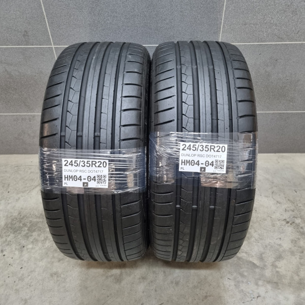 245/35R20 DUNLOP RSC DOT4717