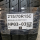 215/70R15C MICHELIN DOT0321