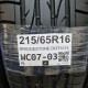 215/65R16 BRIDGESTONE DOT1014