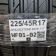 225/45R17 BRIDGESTONE DOT1717