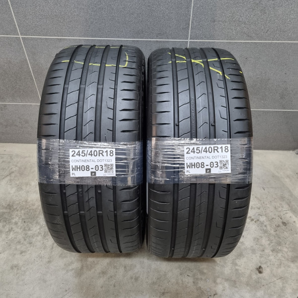 245/40R18 CONTINENTAL DOT1323 nieB