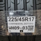 225/45R17 CONTINENTAL DOT1919