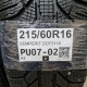 215/60R16 SEMPERIT DOT3118