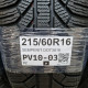 215/60R16 SEMPERIT DOT3018
