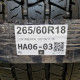 265/60R18 CONTINENTAL DOT3617,15