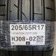 205/65R17 HANKOOK DOT1225