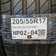205/55R17 MICHELIN DOT2821