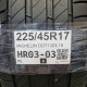 225/45R17 MICHELIN DOT1323,18