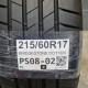 215/60R17 BRIDGESTONE DOT1020